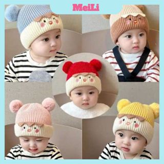  Mũ len Trẻ Em Mẫu Má Hồng Pom Pom - Mũ Len Cho Bé Trai Bé Gái Mùa Đông 6-24 Tháng tuyển sỉ  