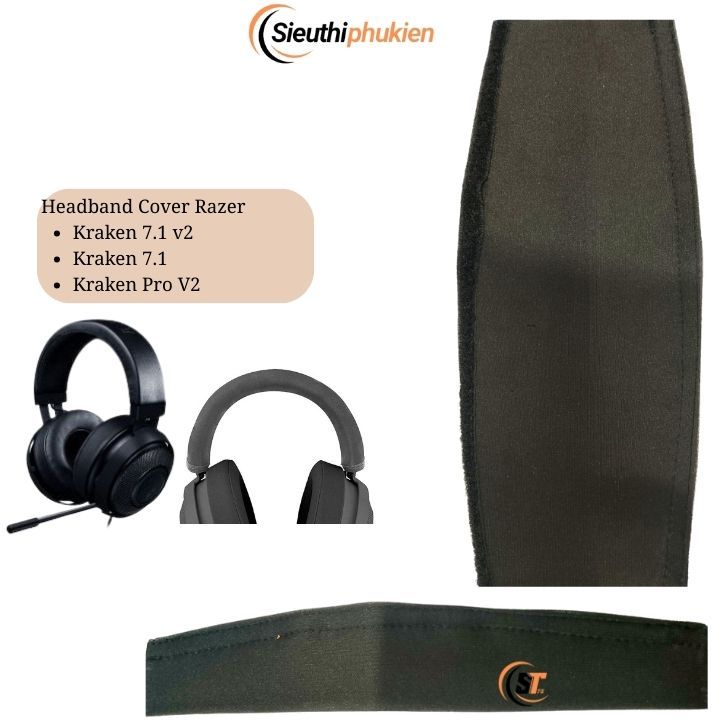 Miếng bọc đệm đầu tai nghe Razer Kraken 7.1 v2 / Kraken 7.1 / Kraken Pro V2 VC24