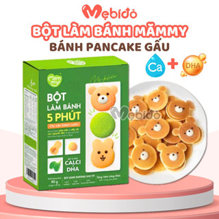 Bột Trộn Bánh Làm Sẵn Mammy Làm Bữa Phụ Cho Bé 6M+ Bột Làm Bánh Pudding Pancake Shop Mẹ Bí Đỏ
