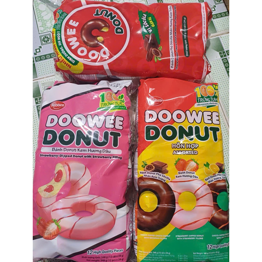 Bánh Doowee Dunut.bịch 12 cái