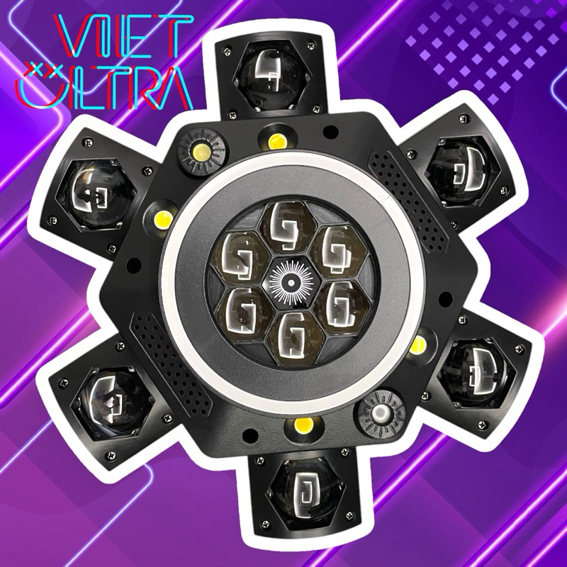 Đèn Moving 6 Cánh Viền Led VIET ULTRA