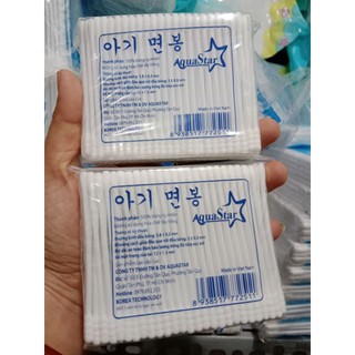 [Gói 100 cây]Tăm Bông ráy tai thân nhựa  em bé AquaStar công nghệ Hàn Quốc TP Store