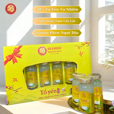 Yến Chưng Nha Đam Đường Phèn hộp quà 150ml