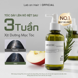 Xịt mọc tóc Lab on Hair 160ml  xịt dưỡng tóc với giấm táo Redensyl hỗ trợ dưỡng ẩm và cải thiện tình trạng tóc hư tổn