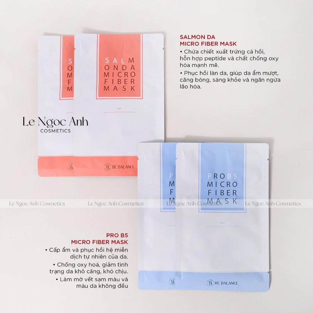 Mặt Nạ Balance Vải Vi Sợi Micro Fiber Be 3in1 Cấp Ẩm Phục Hồi