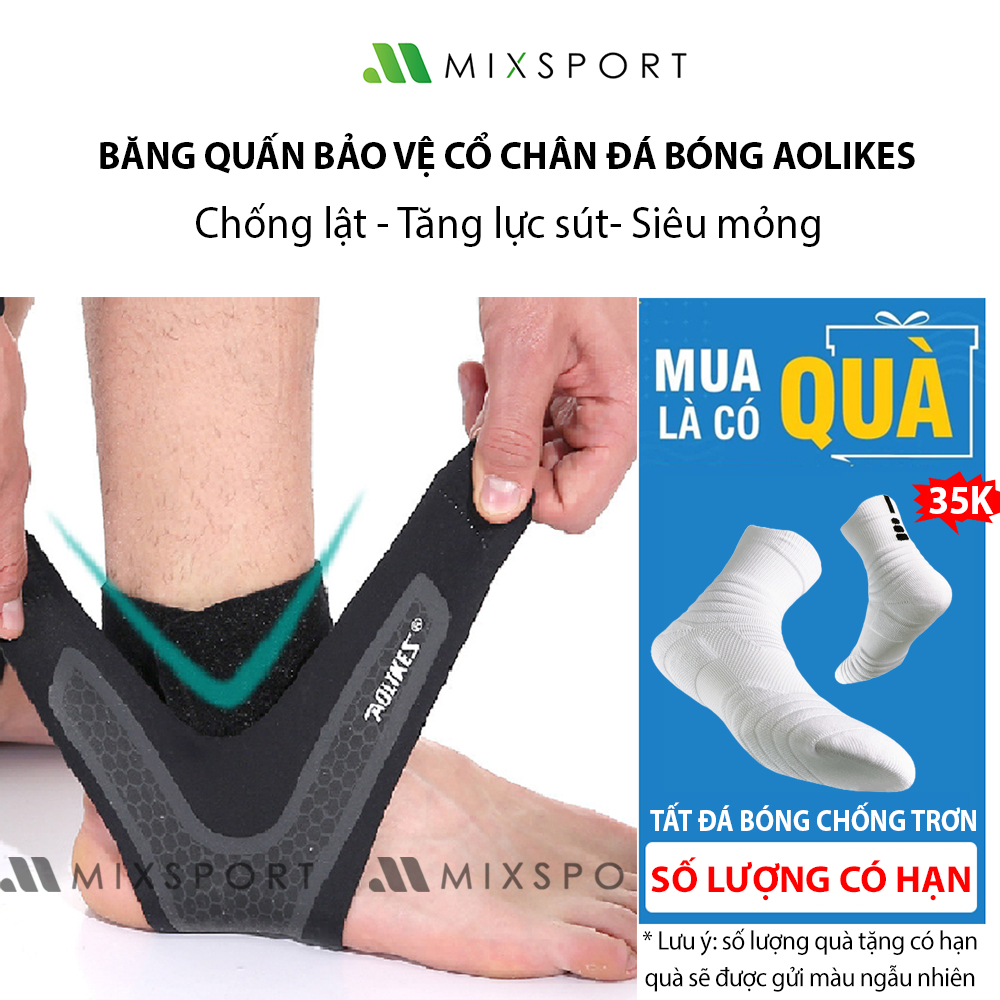Băng Bảo Vệ Cổ Chân Aolikes Giúp Tránh Chấn Thương Cổ Chân, Mắt Cá Chân