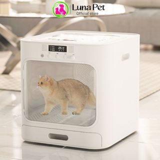  Lồng sấy lông tự động cho chó mèo PET MARVAL - Máy sấy lông thông minh cho thú cưng 