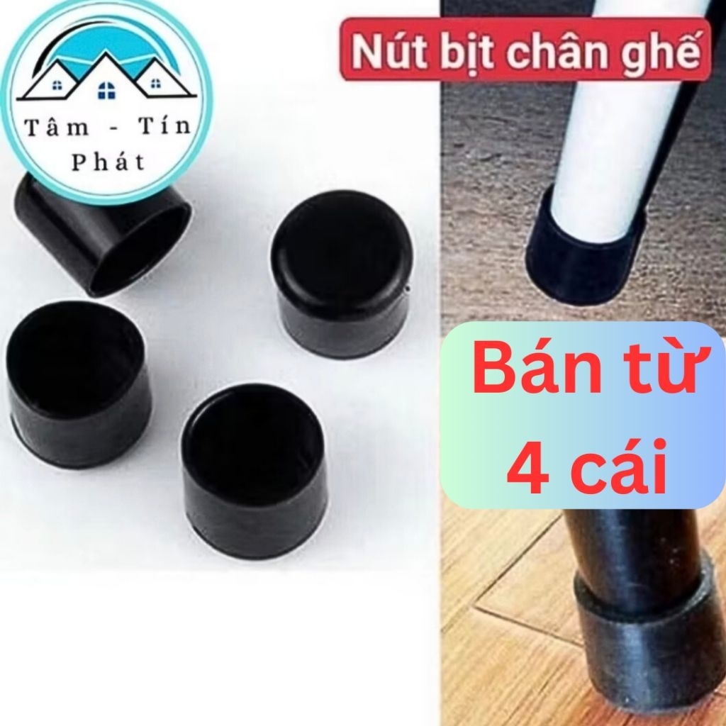 COMBO 10 Nút bịt nhựa, bịt chân bàn ghế, nút bịt ngoài D16-19-21-22-25-27-32-34