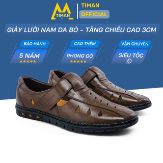 Giày tây lười nam Timanvn GL154 công sở đi tiệc thiết kế mọi cao cấp bh 5 năm