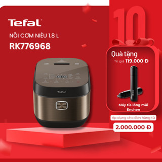 Nồi cơm điện tử Tefal 1.8L RK776968 - Hàng Chính Hãng / BH 02 Năm