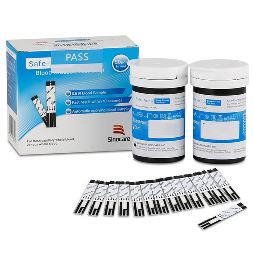 Que thử đường huyết Safe-Accu (50 que/ hộp)