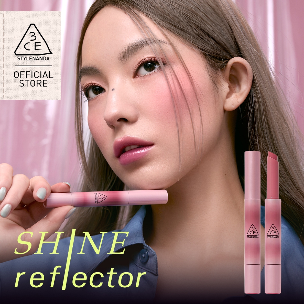Son bóng dưỡng môi bắt sáng 3CE Shine Reflector (Son vặn 1 chiều) | BigBuy360 - bigbuy360.vn