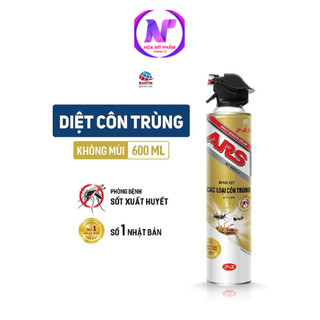  Bình xịt muỗi kiến gián và các loại côn trùng Ars Jet Gold S nhiều mùi hương chai 600ml 