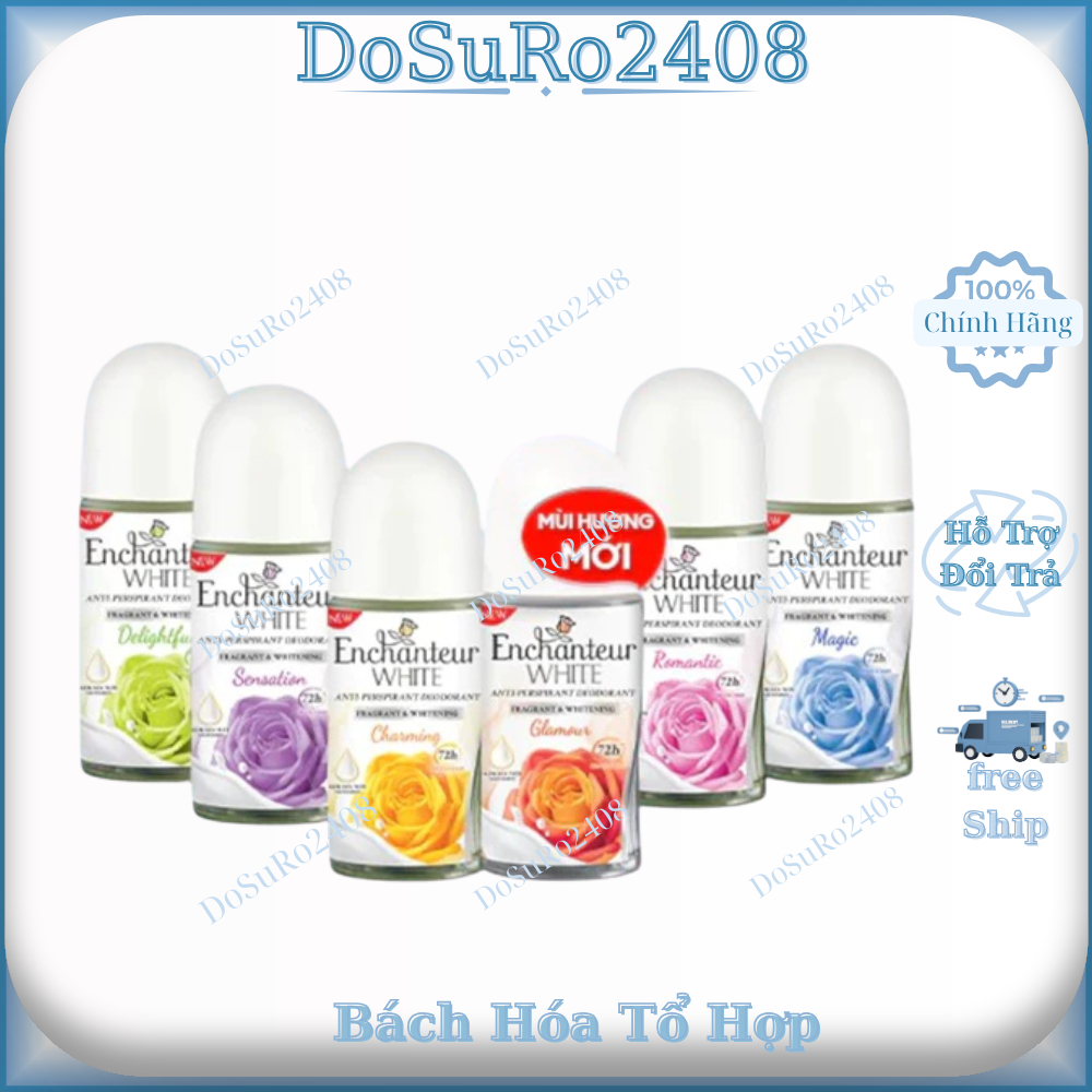 Lăn khử mùi hương nước hoa Enchanteur 50ml