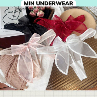  Quần Lót Nữ Lọt Khe Ren Nơ Sexy Quyến Rũ Min Underwear 587260 