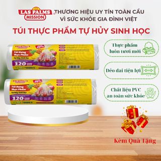 Túi đựng thực phẩm tự hủy sinh học Laspalm tiện lợi giúp bảo quản thực phẩm tươi ngon lâu hơn bảo vệ sức khỏe gia đình