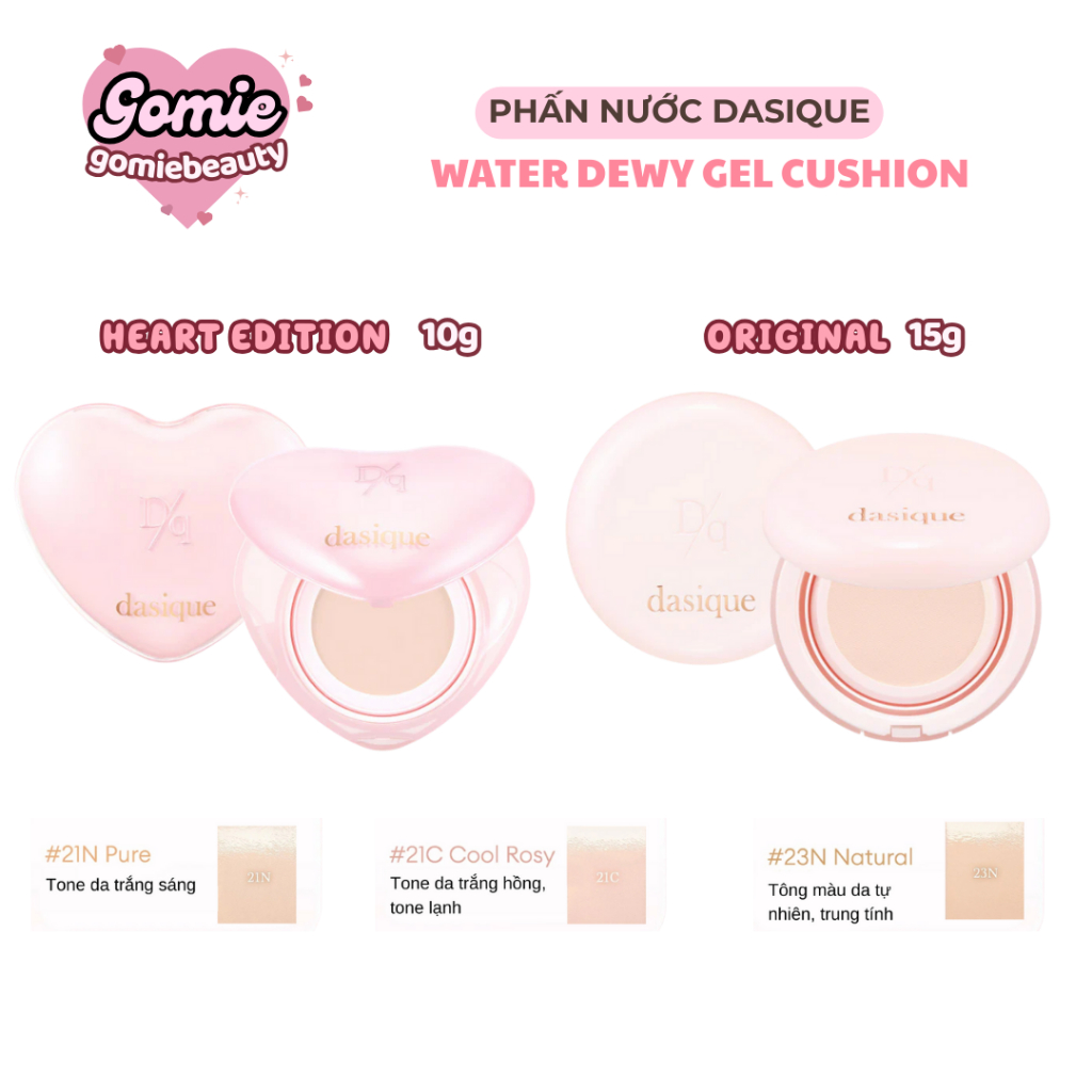 Phấn Nước Dasique Water Dewy Gel Cushion