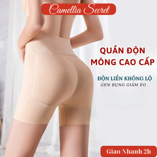 Quần độn mông nữ gen nịt giảm eo cạp cao dạng đùi Camellia cao cấp Q01