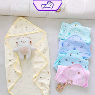  Chăn Ủ Xốp Trần Bông Cho Bé Sơ Sinh - Choàng Ủ Khăn Ủ Mềm Mại Có Mũ Tai Giữ Ấm Thu Đông Cho Bé Ru Em 