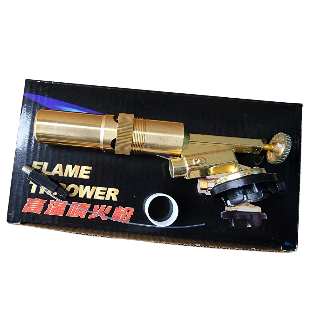 Đèn khò gas, khò gas đồng 100% nguyên khối cao cấp , Bền hơn so với kho Gas bằng vật  liệu nhựa (Núm điều chỉnh nhiệt độ