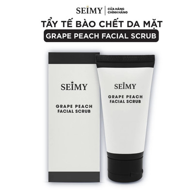 Gel Tẩy Tế Bào Chết Da Mặt Seimy 50gram - Grape Peach Facial Scrub