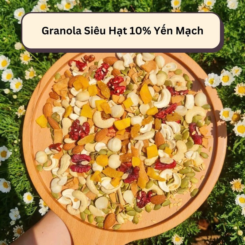 Mix Hạt Dinh Dưỡng – Granola Healthy – Ăn Kiêng Giảm Cân – Giàu Protein & Chất Xơ