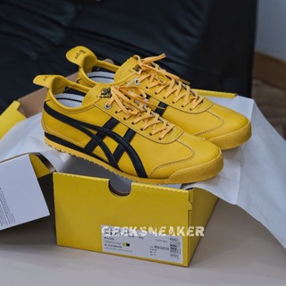 [GeekSneaker] Best Quality - Giày Sneaker Cổ Thấp Mãnh Hổ Tiger Mexico 66 -  Yellow Black - Phiên bản SD "Taichi "