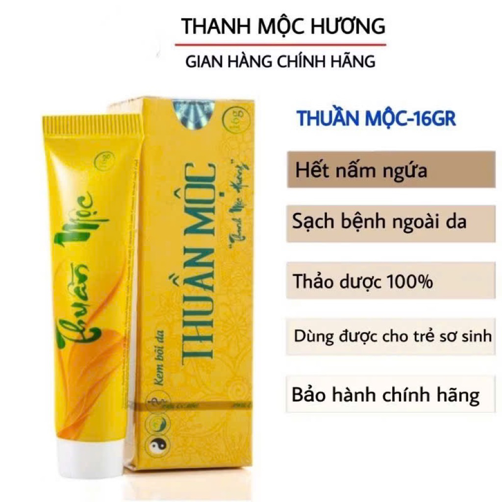 [Chính Hãng] Kem bôi da Thuần Mộc -Thanh Mộc Hương mẫu mới 16g