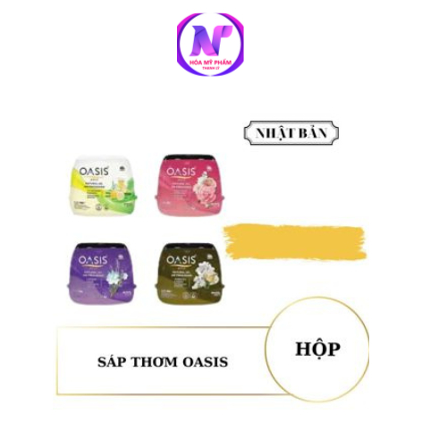 Sáp thơm OASIS thơm dịu nhẹ đủ mùi hương hộp 200g