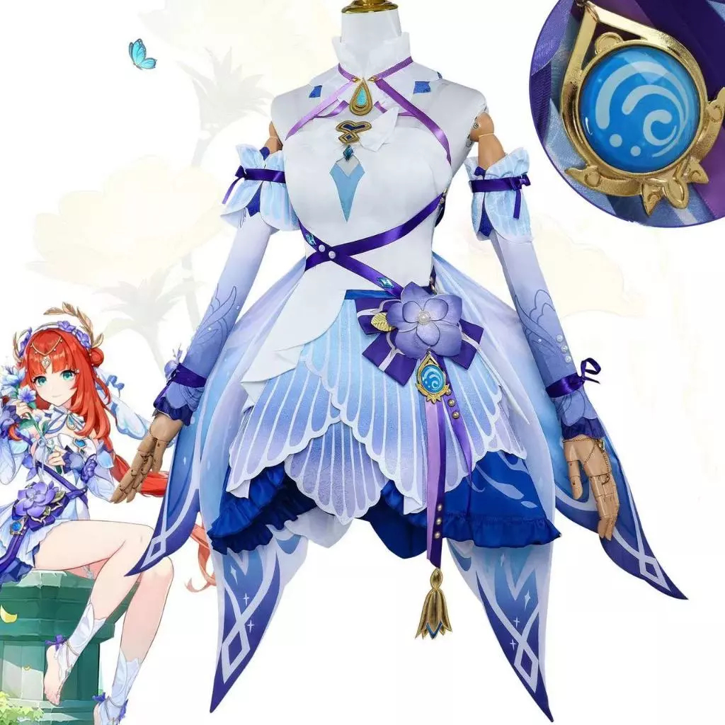 Genshin-Impact Nilou Breeze of Sabaa Da mới Cosplay Trang phục Anime Chơi Carnival Party Đáng yêu Lo