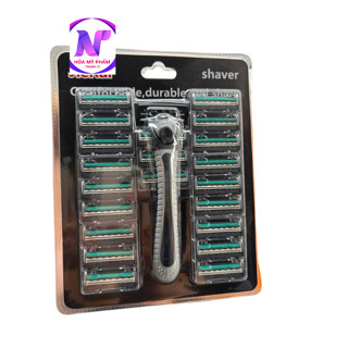  Dao cạo râu JieRui kèm 21 đầu thay thế 