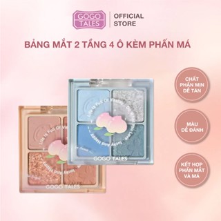 Bảng phấn mắt GogoTales 2 tầng 4 ô nội địa Trung chính hãng GT426