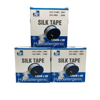 Băng keo lụa Urgo/ An Phú bảng 1.25 x 5 , 2.5 x 5( lốc 12 cuộn)