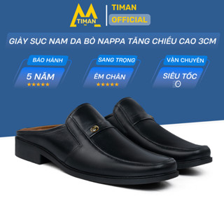  Giày sục sabo Timanvn SA83 thiết kế cao cấp danh cho nam bảo hành 5 năm 