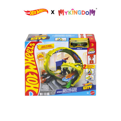 Đồ Chơi Mô Hình City Trạm Xăng Mãng Xà HOT WHEELS JBM63/HDR29