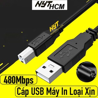 Dây USB Kết Nối Máy Tính Với Máy In Cổng USB B 2.0 Tốc Độ Truyền 480Mbps