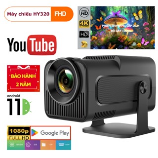 Máy chiếu mini HY320 / HY320 Mini / HY260 PRO  Full HD android 11.0 độ sáng 300 ANSI