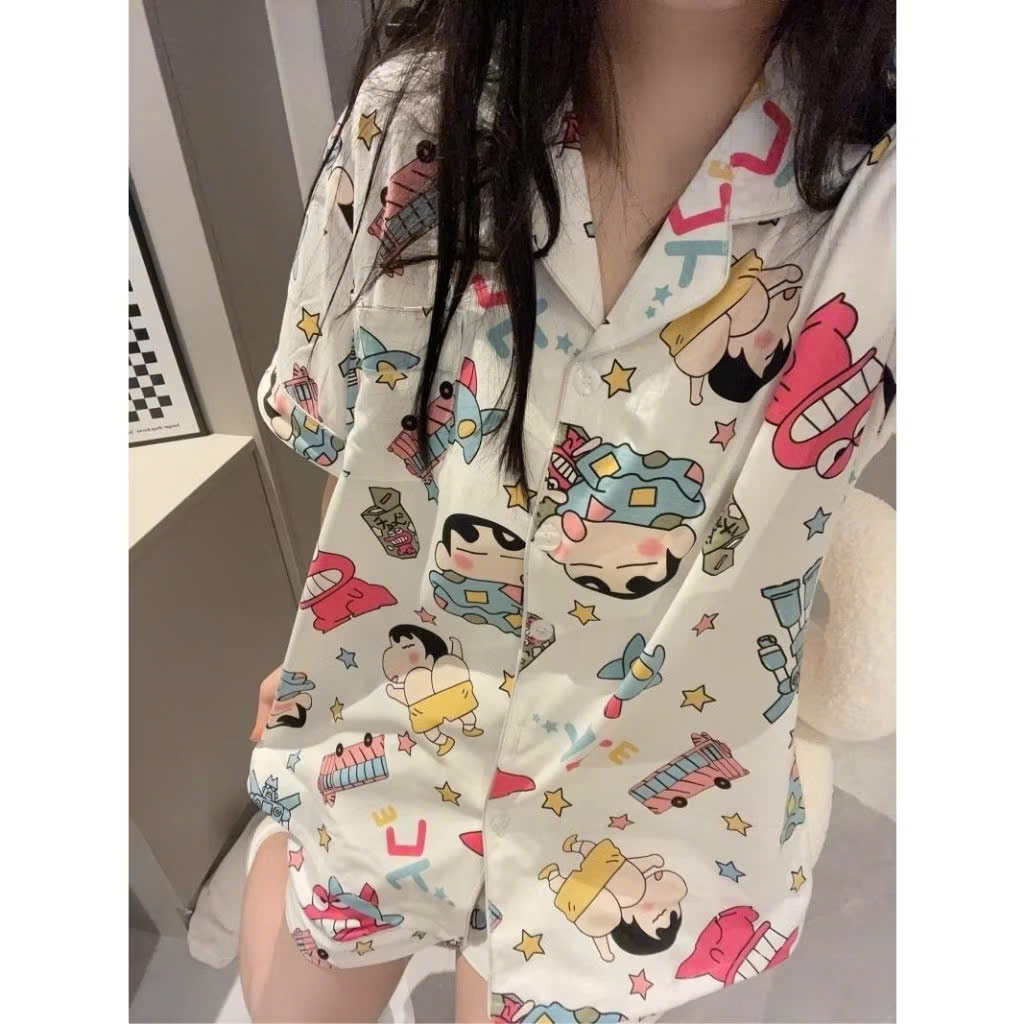 [Mã FAHOLIDAY giảm đến 50k đơn từ 99k] BỘ ĐỒ ngủ nữ gấu set pijama gấu 2 màu xinh xắn mặc nhà