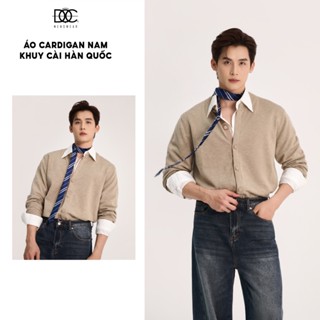  Áo Cardigan nam Độc menswear form rộng thoải mái phong cách hàn quốc - AKL61 