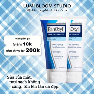 PanOxyl 4% Benzoyl Peroxide Sữa Rửa Mặt Trị Mụn 6oz - Làm Sạch Sâu