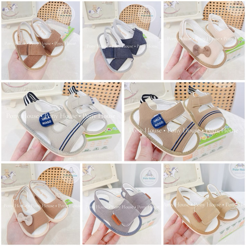 Dép tập đi UALA ROGO cho bé trai bé gái xuân hè 2025 - Dép trẻ em mùa hè cho bé