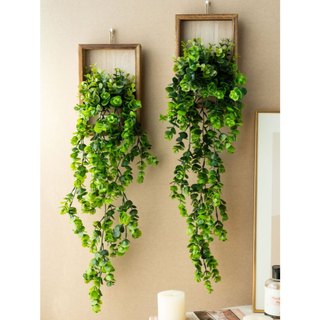  Dây leo giả trang trí chùm lá treo tường lá trầu bà decor nhà cửa ban công làm tường cây rủ 