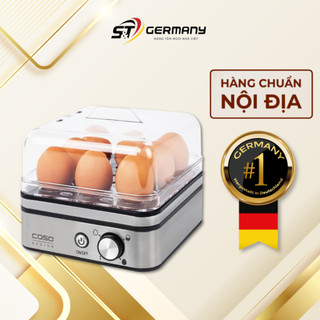 Máy luộc trứng CASO E9 400W nội địa Đức,tùy chỉnh mức độ chín của trứng, thân máy thép không gỉ cao cấp GST HCM 450311
