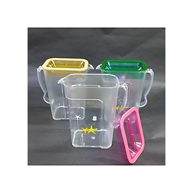 Ca Vuông 1,8 Lít MIKA Ca Đựng Nước Nhựa Cứng Trong Có Nắp Đậy An Toàn Sức Khỏe - Chính Hãng Việt Nhậ