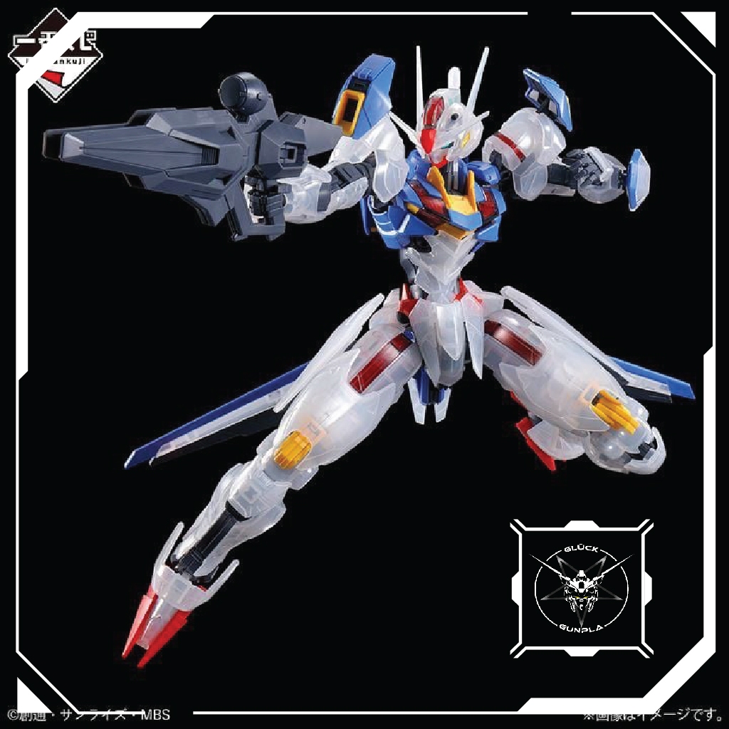 [HÀNG SẴN] Mô hình lắp ráp Bandai FM 1/100 XVX-016 Aerial Gundam Ichiban Kuji (Clear) Last One