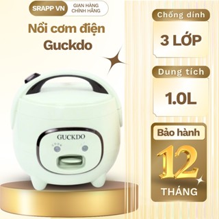 Nồi cơm điện Guckdo chính hãng, nồi cơm mini, nồi nấu cơm nhanh phù hợp cho sinh viên, gia đình