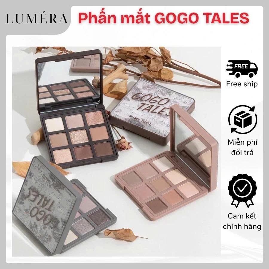 [GOGO TALES] Phấn mắt Gogotales 12 ô/9 ô phấn mắt má kèm tạo khối 4in1 nhũ trang điểm xinh nhiều mẫu | BigBuy360 - bigbuy360.vn