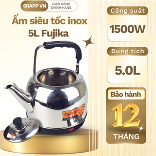 Ấm siêu tốc 5 lít tự ngắt khi sôi, công suất 1500W sôi cực nhanh - Bảo hành chính hãng 12 tháng.