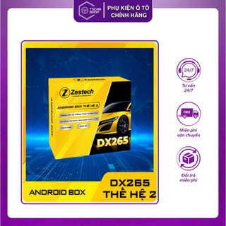 Android Box Ô Tô Zestech Dx265 Thế Hệ Thứ 2, Phiên Bản Mới Nhất 2025(Tặng Sim 4G,Camera Hành Trình,Youtube Premium)