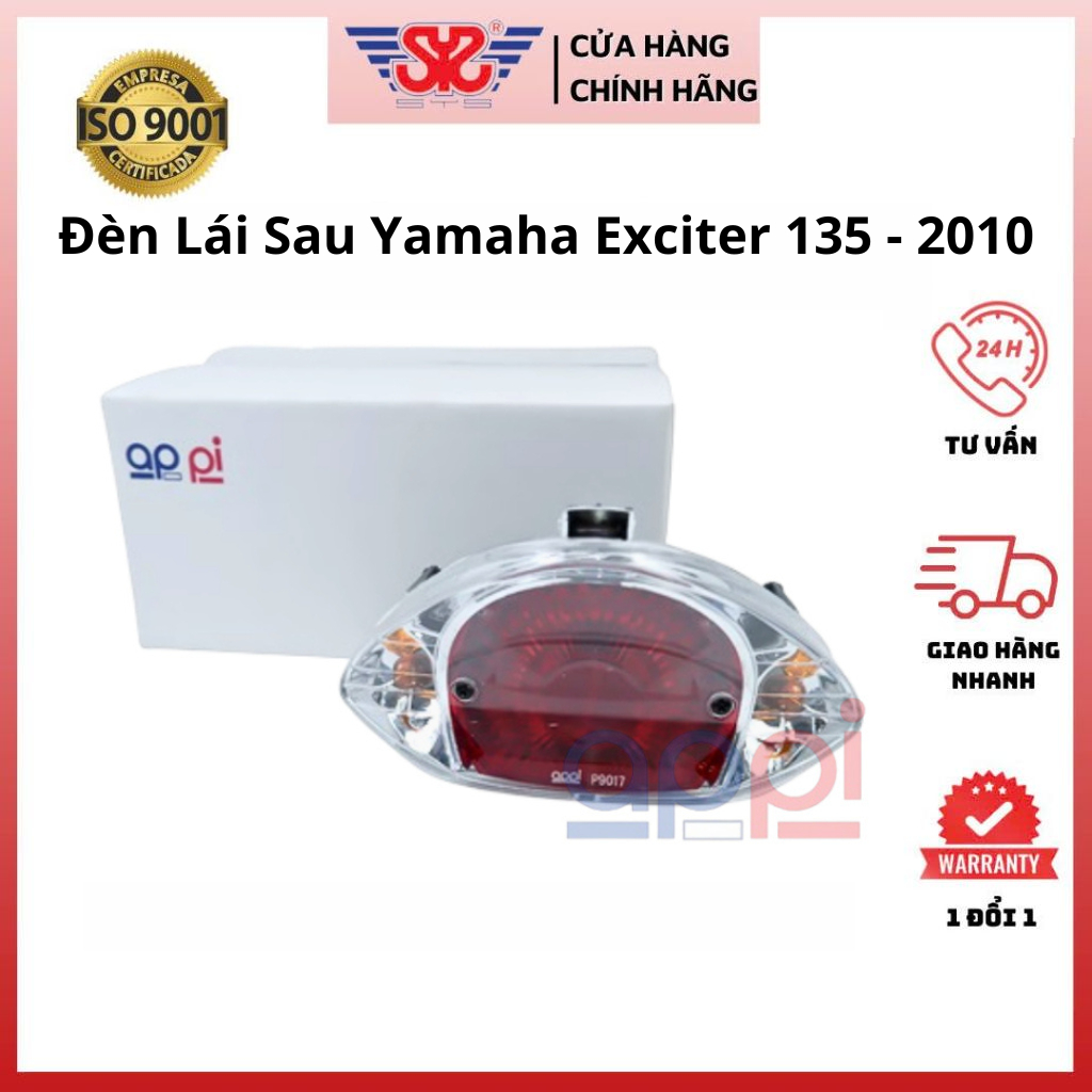 Đèn hậu LC135 | Đèn lái sau EX135 - 2010 trắng sao chính hãng APPi 1S8